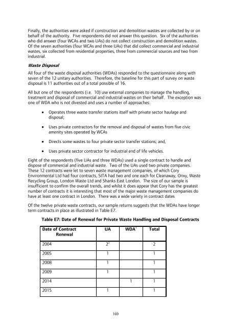 London Wider Waste Strategy - London - Greater London Authority