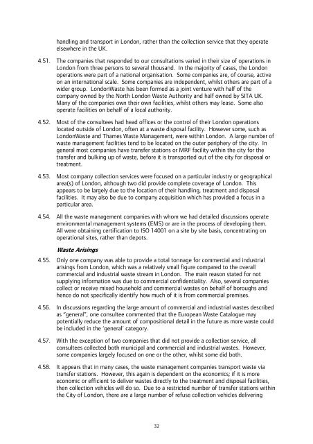 London Wider Waste Strategy - London - Greater London Authority