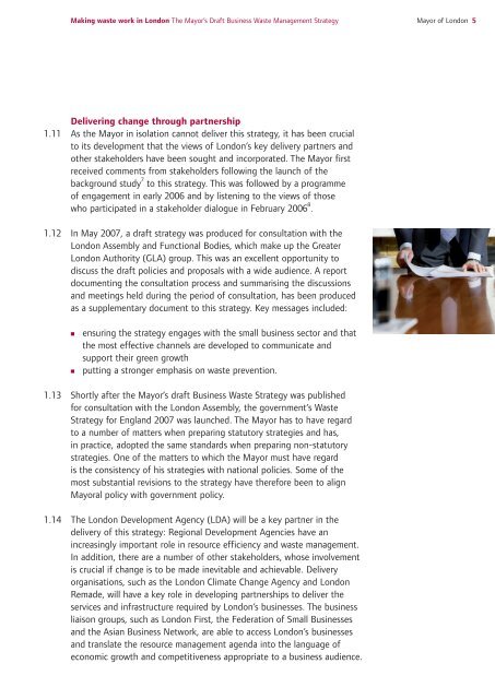 Draft Business Waste Strategy PDF - london.gov.uk - Greater ...