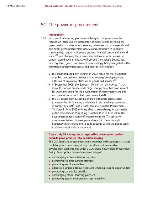 Draft Business Waste Strategy PDF - london.gov.uk - Greater ...