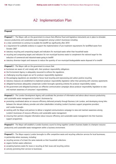 Draft Business Waste Strategy PDF - london.gov.uk - Greater ...