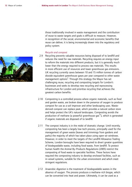 Draft Business Waste Strategy PDF - london.gov.uk - Greater ...