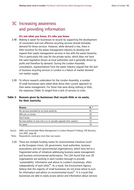 Draft Business Waste Strategy PDF - london.gov.uk - Greater ...