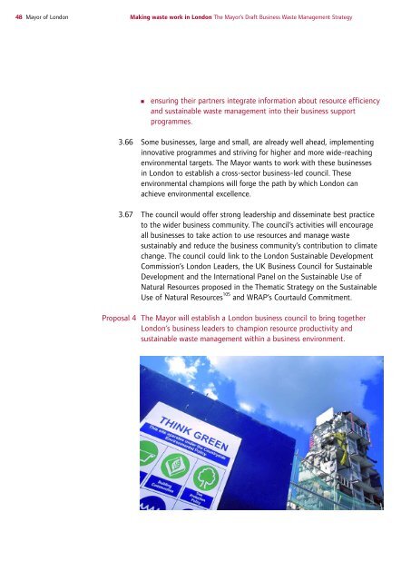 Draft Business Waste Strategy PDF - london.gov.uk - Greater ...