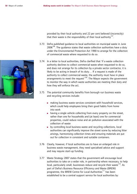 Draft Business Waste Strategy PDF - london.gov.uk - Greater ...