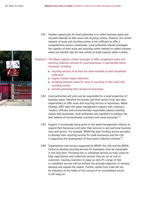 Draft Business Waste Strategy PDF - london.gov.uk - Greater ...