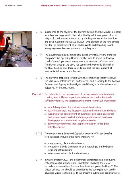 Draft Business Waste Strategy PDF - london.gov.uk - Greater ...