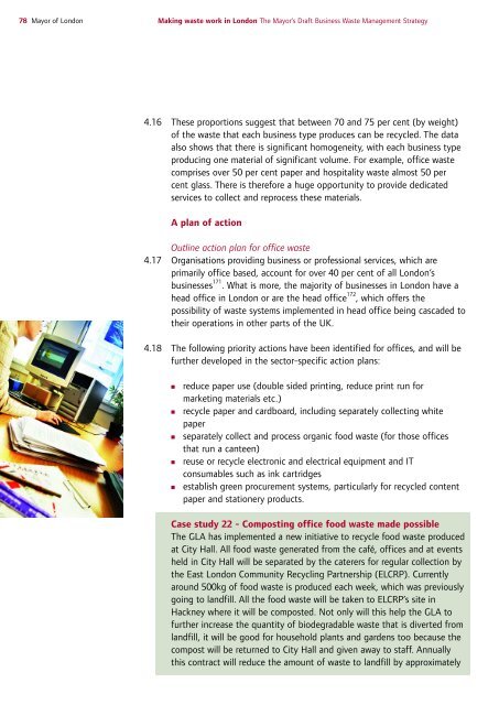 Draft Business Waste Strategy PDF - london.gov.uk - Greater ...