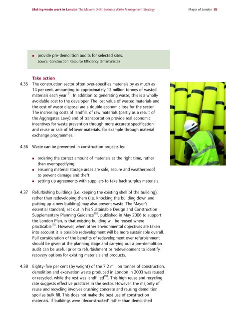 Draft Business Waste Strategy PDF - london.gov.uk - Greater ...