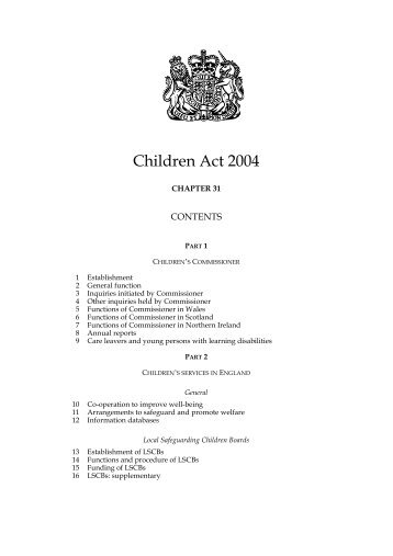 Children Act 2004 - Legislation.gov.uk