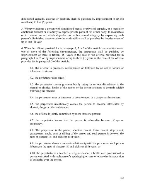 Criminal Code of Kosovo - Legislationline