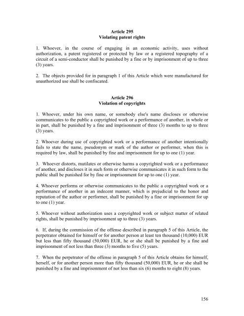 Criminal Code of Kosovo - Legislationline