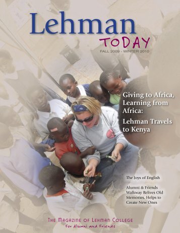 Giving to Africa, Learning from Africa: Lehman ... - Lehman College