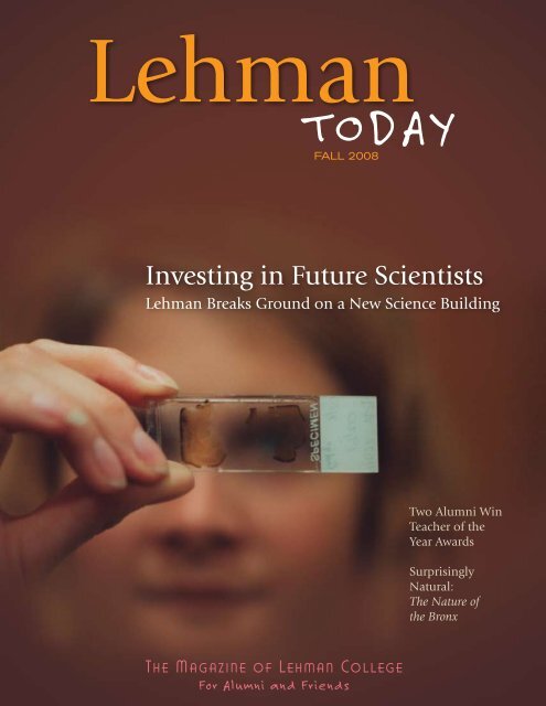 Investing in Future Scientists - Lehman College