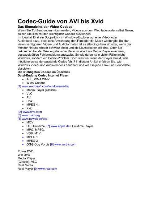 Mac os x quicktime avi codec Mac os x quicktime avi codec