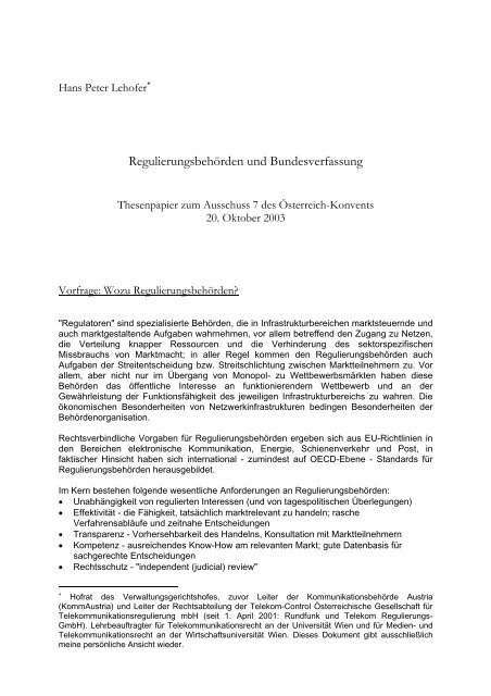 Thesenpapier - Rechtsfragen der elektronischen ...