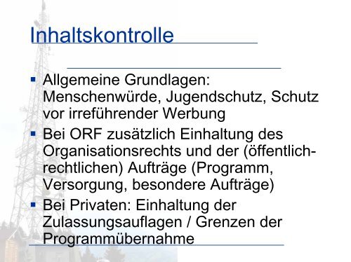 Folien (pdf) - Rechtsfragen der elektronischen Kommunikationsnetze