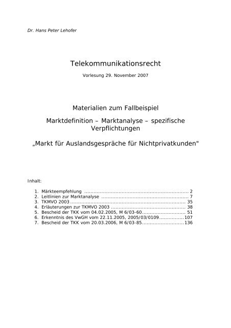 Fallbeispiel für WU-Vorlesung - Rechtsfragen der elektronischen ...