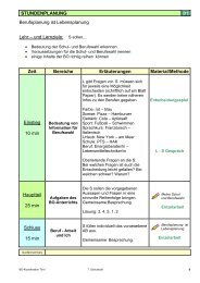 STUNDENPLANUNG 01 Berufsplanung ist Lebensplanung Lehr ...