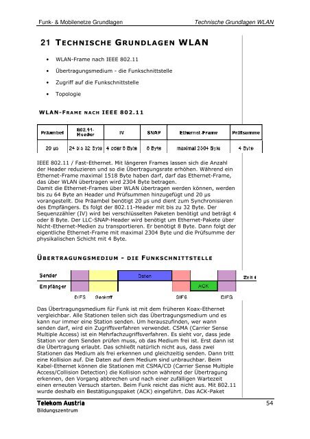 Funk- & Mobilenetze Grundlagen - Freie Lehrmittel