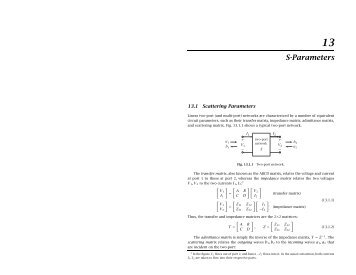 Ch.13: S-Parameters