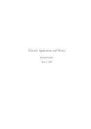 Calculus, Applications and Theory - Leipper Organizations