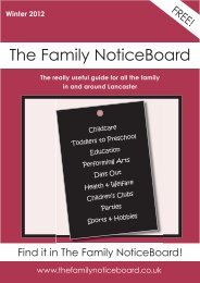 The Family NoticeBoard Winter 2012