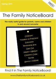 Spring 2011 - The Family NoticeBoard