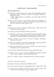 Bibliographie H.Bost (LEM) - CNRS