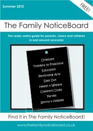 The Family NoticeBoard Summer 2012
