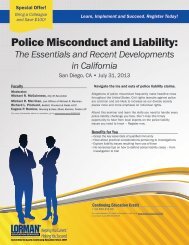 Police Misconduct and Liability: - Amazon Web Services