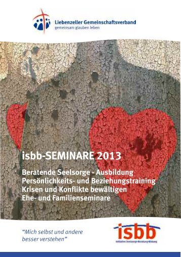 isbb-SEMINARE 2013 - Liebenzeller Gemeinschaftsverband e.V.
