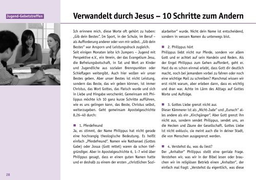 Gebetsheft - Deutsche Evangelische Allianz
