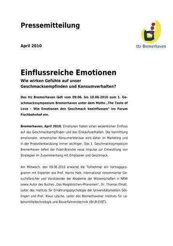 Einflussreiche Emotionen