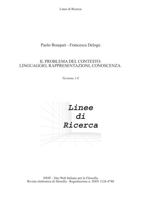 Linee di Ricerca - Swif