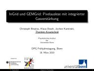 InGrid und GEMGrid: Pixelauslese mit integrierter Gasverstärkung