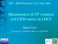 Measurement of CP violation and CKM matrix in LHCb