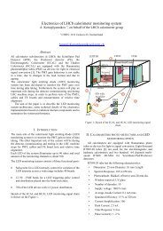 Electronics of LHCb calorimeter monitoring system - LHCb - Cern