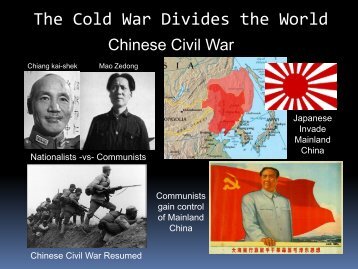 The Cold War Divides the World
