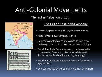 74 - Anti-Colonial Movements