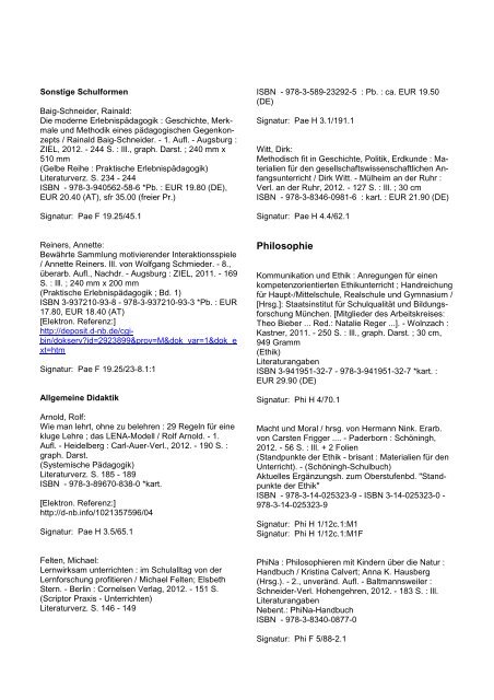 August 2012 (PDF 174 KB) - Landesinstitut für Lehrerbildung und ...