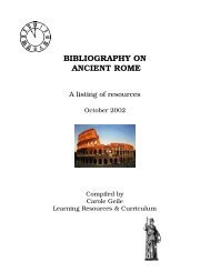 Bibliography on ancient rome