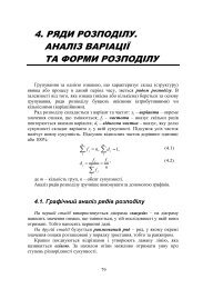 4. РЯДИ РОЗПОДІЛУ. АНАЛІЗ ВАРІАЦІЇ ТА ФОРМИ РОЗПОДІЛУ