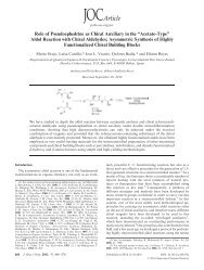 Aldol Reaction with Chiral Aldehydes; Asymmetric Synthesis