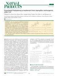 Prenylated Polyhydroxy-p-terphenyls from Aspergillus taichungensis ...