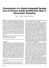 Development of a Depth-Integrated Sample Arm to Reduce Solids ...