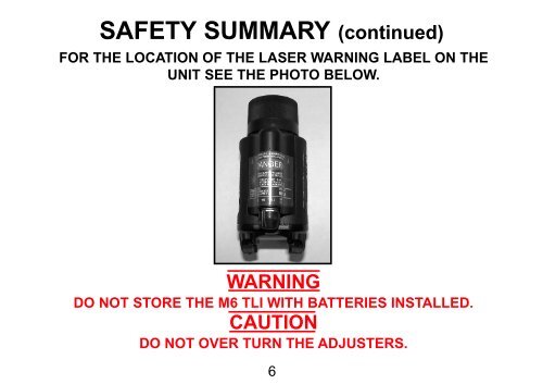 M6 TLI Manual - OpticsPlanet.com