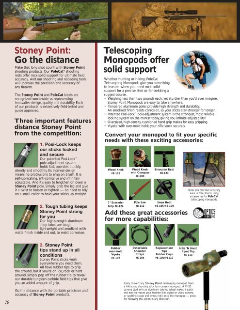 Stoney Point: Go the distance Telescoping ... - OpticsPlanet.com