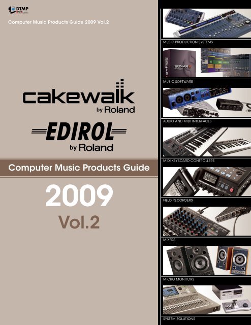 Computer Music product Guide 09 Vol.2 - Roland