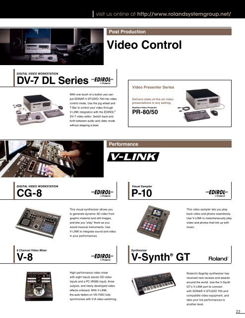 Computer Music product Guide 09 Vol.2 - Roland